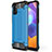 Custodia Silicone e Plastica Opaca Cover per Samsung Galaxy A31 Cielo Blu