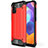 Custodia Silicone e Plastica Opaca Cover per Samsung Galaxy A31 Rosso