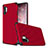 Custodia Silicone e Plastica Opaca Cover per Samsung Galaxy Note 10 Plus Rosso