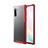 Custodia Silicone e Plastica Opaca Cover per Samsung Galaxy Note 10 Rosso