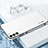 Custodia Silicone e Plastica Opaca Cover per Samsung Galaxy S22 5G Bianco