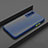 Custodia Silicone e Plastica Opaca Cover per Vivo X50 5G Blu