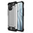 Custodia Silicone e Plastica Opaca Cover per Xiaomi Mi 11 5G Argento