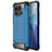 Custodia Silicone e Plastica Opaca Cover per Xiaomi Mi 11 Pro 5G Cielo Blu