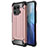Custodia Silicone e Plastica Opaca Cover per Xiaomi Mi 11 Pro 5G Oro Rosa
