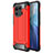 Custodia Silicone e Plastica Opaca Cover per Xiaomi Mi 11 Pro 5G Rosso