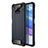 Custodia Silicone e Plastica Opaca Cover per Xiaomi Poco X3 NFC Blu Notte