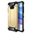 Custodia Silicone e Plastica Opaca Cover per Xiaomi Poco X3 NFC Oro