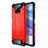 Custodia Silicone e Plastica Opaca Cover per Xiaomi Poco X3 NFC Rosso