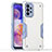 Custodia Silicone e Plastica Opaca Cover QW1 per Samsung Galaxy A23 5G Bianco