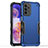 Custodia Silicone e Plastica Opaca Cover QW1 per Samsung Galaxy A23 5G Blu