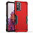 Custodia Silicone e Plastica Opaca Cover QW1 per Samsung Galaxy A33 5G Rosso