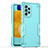 Custodia Silicone e Plastica Opaca Cover QW1 per Samsung Galaxy A53 5G Azzurro