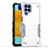 Custodia Silicone e Plastica Opaca Cover QW1 per Samsung Galaxy M53 5G Bianco