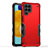 Custodia Silicone e Plastica Opaca Cover QW1 per Samsung Galaxy M53 5G Rosso