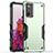 Custodia Silicone e Plastica Opaca Cover QW1 per Samsung Galaxy S20 FE 5G Verde Pastello