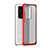 Custodia Silicone e Plastica Opaca Cover R01 per Huawei P40 Pro+ Plus Rosso