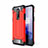 Custodia Silicone e Plastica Opaca Cover R01 per OnePlus 8 Rosso