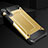 Custodia Silicone e Plastica Opaca Cover R01 per Samsung Galaxy A70 Oro