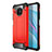 Custodia Silicone e Plastica Opaca Cover R01 per Xiaomi Mi 10i 5G Rosso