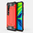 Custodia Silicone e Plastica Opaca Cover R01 per Xiaomi Mi Note 10 Rosso