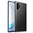 Custodia Silicone e Plastica Opaca Cover R03 per Samsung Galaxy Note 10 Plus Blu