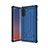 Custodia Silicone e Plastica Opaca Cover U01 per Samsung Galaxy Note 10 5G Blu e Nero