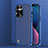 Custodia Silicone e Plastica Opaca Cover U01 per Samsung Galaxy S23 Ultra 5G Blu