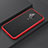 Custodia Silicone e Plastica Opaca Cover U01 per Vivo X50 Lite Rosso