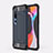 Custodia Silicone e Plastica Opaca Cover U01 per Xiaomi Mi 10 Blu