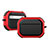 Custodia Silicone e Plastica Opaca Cover U03 per Apple AirPods Pro Rosso