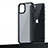 Custodia Silicone e Plastica Opaca Cover U04 per Apple iPhone 13 Mini Nero