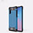 Custodia Silicone e Plastica Opaca Cover U05 per Samsung Galaxy Note 10 Cielo Blu