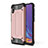 Custodia Silicone e Plastica Opaca Cover WL1 per Samsung Galaxy A10 Oro Rosa