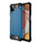 Custodia Silicone e Plastica Opaca Cover WL1 per Samsung Galaxy A12 5G Blu