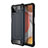 Custodia Silicone e Plastica Opaca Cover WL1 per Samsung Galaxy A12 5G Blu Notte