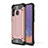Custodia Silicone e Plastica Opaca Cover WL1 per Samsung Galaxy A30 Oro Rosa