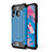 Custodia Silicone e Plastica Opaca Cover WL1 per Samsung Galaxy A40s Blu