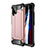 Custodia Silicone e Plastica Opaca Cover WL1 per Samsung Galaxy A42 5G Oro Rosa