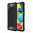 Custodia Silicone e Plastica Opaca Cover WL1 per Samsung Galaxy A51 4G Nero