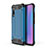Custodia Silicone e Plastica Opaca Cover WL1 per Samsung Galaxy A90 5G Blu