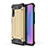 Custodia Silicone e Plastica Opaca Cover WL1 per Samsung Galaxy A90 5G Oro