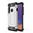 Custodia Silicone e Plastica Opaca Cover WL1 per Samsung Galaxy A9s Argento