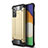 Custodia Silicone e Plastica Opaca Cover WL1 per Samsung Galaxy F54 5G Oro