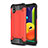 Custodia Silicone e Plastica Opaca Cover WL1 per Samsung Galaxy M01 Core Rosso