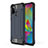 Custodia Silicone e Plastica Opaca Cover WL1 per Samsung Galaxy M21 Blu Notte