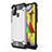 Custodia Silicone e Plastica Opaca Cover WL1 per Samsung Galaxy M31 Argento