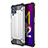 Custodia Silicone e Plastica Opaca Cover WL1 per Samsung Galaxy M32 4G Argento