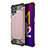 Custodia Silicone e Plastica Opaca Cover WL1 per Samsung Galaxy M32 4G Oro Rosa