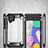 Custodia Silicone e Plastica Opaca Cover WL1 per Samsung Galaxy M62 4G